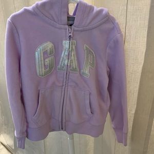 Gap Kids Lavender/Purple Fleece Hoodie